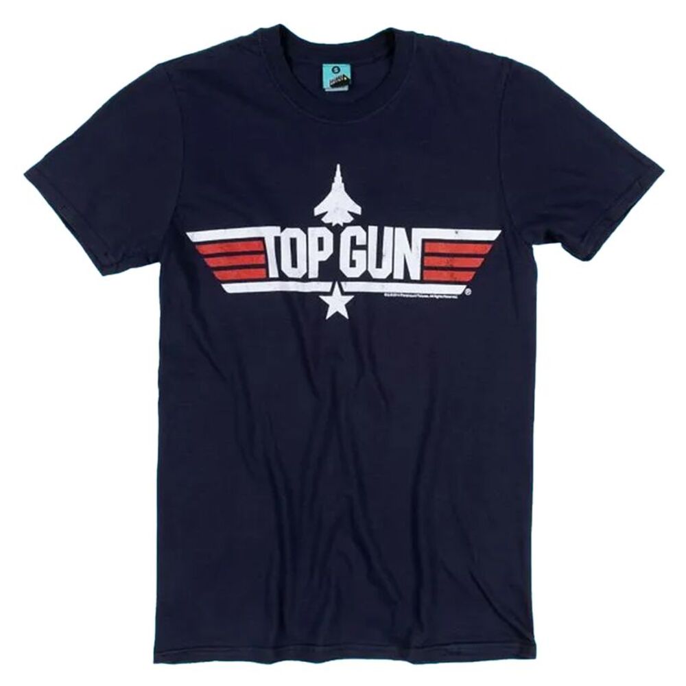 Top Gun Mens Cougar Back Print T-Shirt / Blue